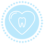 tooth inside heart icon Townsend Family Dental Center in Hinesville, GA