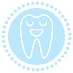 happy tooth icon Townsend Family Dental Center in Hinesville, GA